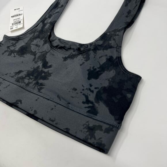 Jenni Intimates NWT Women's Square Neck Bralette SZ M Gray Tiedye Lightweight - Picture 4 of 6